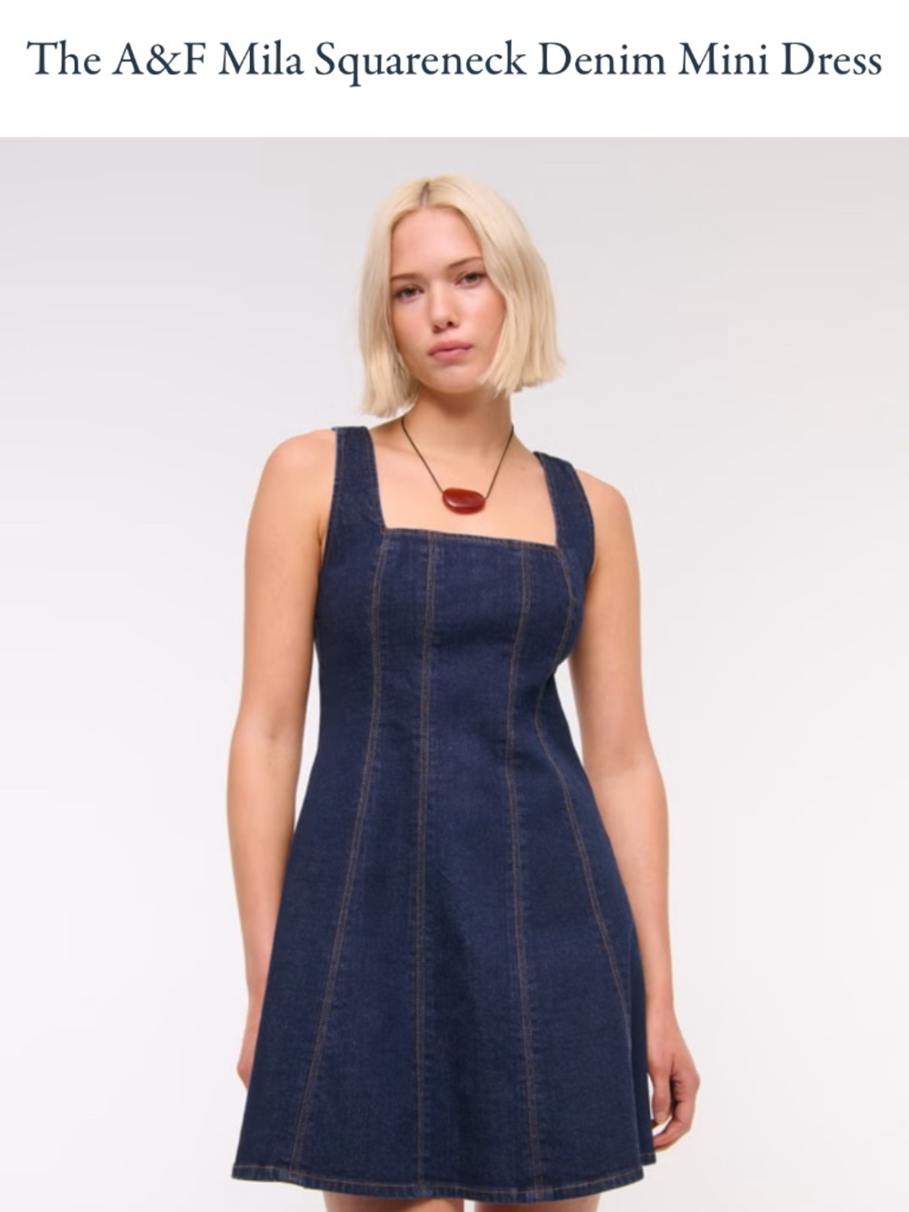 Abercrombie and fitch mini denim dress